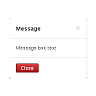 Client side message boxes
