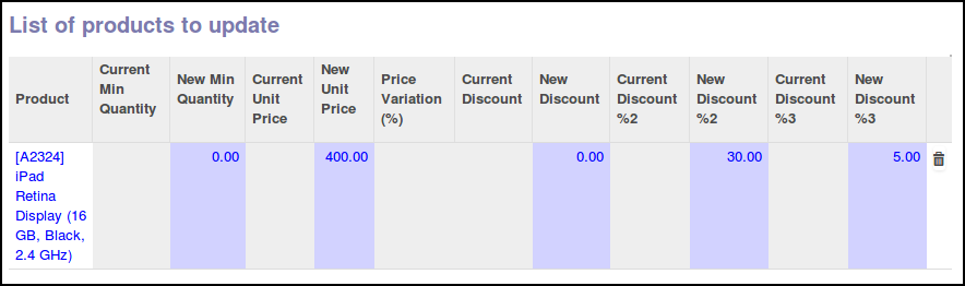 Account Invoice - Triple Discount Supplier Info Update