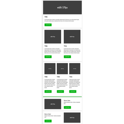 Responsive Layout Snippets for Writing Emails