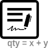 Variable quantity in contract recurrent invoicing