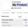 Cache product prices per pricelist